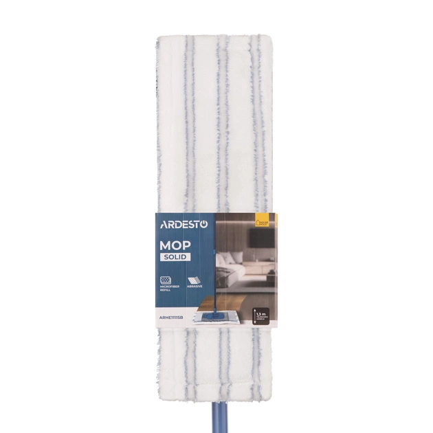 Швабра Ardesto Solid З телескопічною ручкою 75/130 см та змінною насадкою 41 см Синя (ARHE1111SB) - picture 8