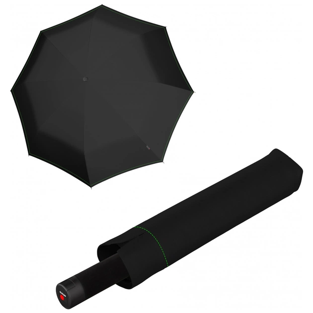 Зонт Knirps U.090 Ultra Light XXL Manual Compact Neon Black (Kn95 2090 8395) - изображение 1