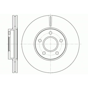 Гальмівний диск REMSA 6662.10 зображення 1