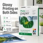 Фотопапір ColorWay A4 155г Glossy 50ст. (PGD155050A4) - зменшене зображення 5