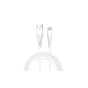 Дата кабель USB 2.0 AM to Lightning 1.0m 2.4A X196 white WUW (6972573335596) - уменьшенное изображение 1