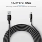 Дата кабель USB 2.0 AM to USB-C 3.0m GXT 226 for PS5 black Trust (24168_TRUST) - уменьшенное изображение 4