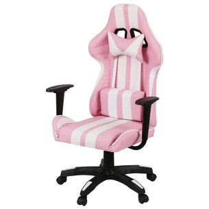 Крісло ігрове Аклас Стрік Light ANF Рожевий (PU-рожевий/білий) (00160345) зображення 1
