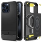 Чохол до мобільного телефона Spigen Apple iPhone 15 Pro Rugged Armor MagFit Matte Black (ACS06703) - зменшене зображення 3