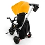Дитячий велосипед QPlay Nova+ Rubber складаний триколісний Desert Yellow (S700-17Nova+RubberDY) - зменшене зображення 3