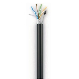 Кабель мережевий OK-Net FTP 305м cat.5e зовнішній, трос 7*0,5 (F/UTP-cat.5E) (КППЭт-ВП (100) 4*2*0,51) зображення 1
