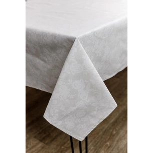 Скатертина Прованс непромокаюча Simfoni Мереживо на білому 220х136 см (033589) зображення 1