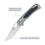 Нож SRM Retriever 9203-AK, Black G10/Aluminium, Stonewash (9203-AK) - уменьшенное изображение 12