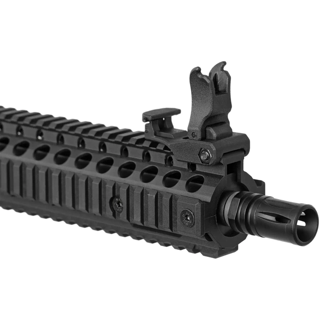 Гвинтівка страйкбольна Evolution Recon Superlite MK18 Mod 1 10.8" Carbontech AEG Black (EC47AR) - picture 6