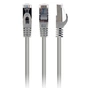 Патч-корд 0.5м S/FTP Cat 6A CU LSZH grey Cablexpert (PP6A-LSZHCU-0.5M) - зменшене зображення 1