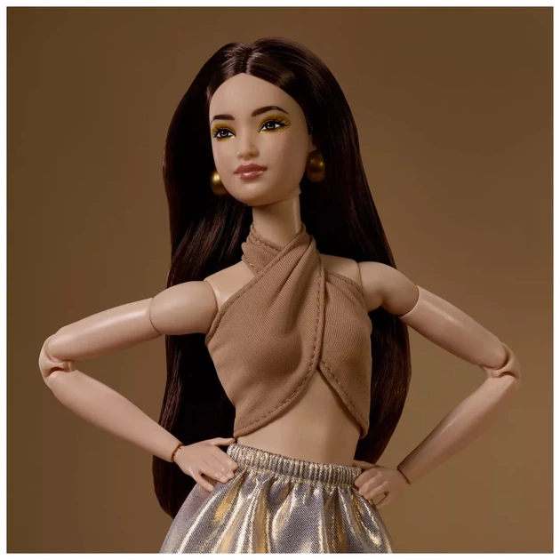 Лялька Barbie Signature Basics 6 Брюнетка (JJX25) - зображення 7