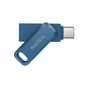 USB флеш накопичувач SanDisk 128GB Ultra Dual Drive Go Navy Blue USB 3.1 Type-C (SDDDC3-128G-G46NB) - зменшене зображення 3