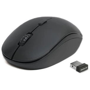 Мишка REAL-EL RM-301 black зображення 1