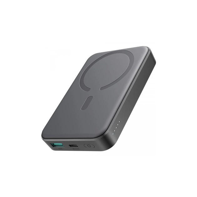Батарея універсальна JOYROOM Magnetic Wireless 10000mAh 20W PD, QC, USB-C In/Out Black (JR-W020 / 6941237118455) - зображення 1