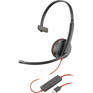 Навушники Poly BlackWire C3210 USB-C HS Mono (8X214AA) зображення 1