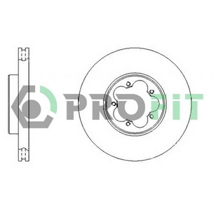 Гальмівний диск Profit 5010-1555 зображення 1