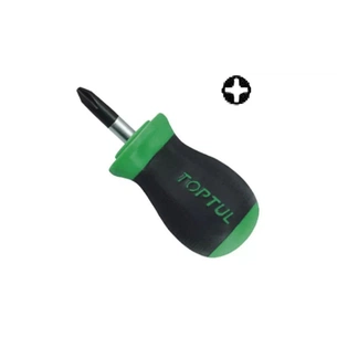 Викрутка Toptul коротка хрестова PH1x25 (FBBB0103) зображення 1