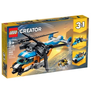 Конструктор LEGO Creator Двогвинтовий гелікоптер 569 деталей (31096) зображення 1