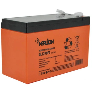Батарея до ДБЖ Merlion 12V-7Ah GEL (GL1270F2 GEL) зображення 1