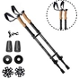 Трекінгові палиці PowerPlay 9107 Friluftsliv Black/White 80-135 см (PP_9107_FRILUFTSLIV) - уменьшенное изображение 1