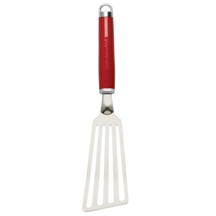 Лопатка кухонна KitchenAid Coreline з прорізами, 32,8 см, червоний (KAG024OHERE) зображення 1