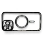 Чохол до мобільного телефона BeCover TPU Chrome Case (MagSafe) для Apple iPhone 16 Pro Max Black (712085) - зменшене зображення 4