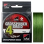Шнур DAM CROSSPOWER 4-BRAID 110м 0,22мм 11,3кг/25Lb (green) (60076) - зменшене зображення 1
