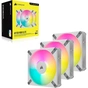 Кулер до корпусу Corsair AF120 RGB Elite White Triple Pack (CO-9050158-WW) - зменшене зображення 2