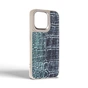 Чохол до мобільного телефона Harder Glamorous Croco Apple iPhone 14 Pro Max Grey Green (ARM76773) - зменшене зображення 2