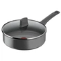 Сотейник Tefal Renewal, 24см, алюміній, бакеліт, скло, сірий (C4263243) - зменшене зображення 1