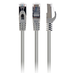 Патч-корд Cablexpert 0.5м S/FTP Cat 6A CU LSZH grey (PP6A-LSZHCU-0.5M) изображение 1