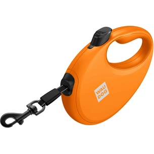 Повідець для собак WAUDOG R-leash з контейнером для пакетів L до 40 кг 5 м помаранчевий (26294) зображення 1