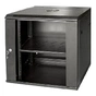 Шафа настінна Kingda 18U 19" 600x450 RAL9004 (KD-007-6418) - зменшене зображення 1
