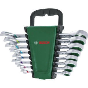 Ключ Bosch комбінований, набір 8шт, 6-19мм (1.600.A02.7PS) зображення 1