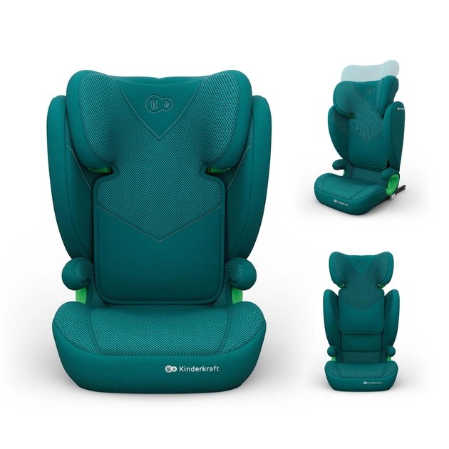 Автокресло Kinderkraft Junior Fix 2 Plus i-Size Green (KCJUFI20GREPL0N) (5902533931163) - изображение 1