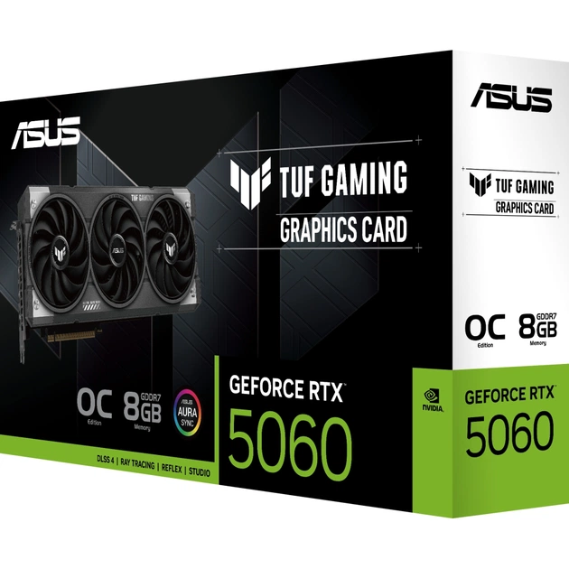 Відеокарта ASUS GeForce RTX5060 8Gb TUF GAMING OC (TUF-RTX5060-O8G-GAMING) - picture 9