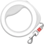 Повідець для собак WAUDOG R-leash світловідбиваюча стрічка XS-M до 40 кг 2.9 м білий (812715) - уменьшенное изображение 1