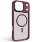 Чохол до мобільного телефона Armorstandart Uniq MagCase Apple iPhone 18 Pro Max / 17 Pro Max Dark Cherry (ARM92327) - зменшене зображення 1