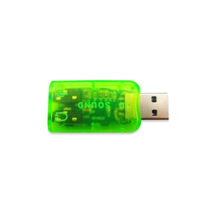Звукова плата Dynamode USB 6(5.1) green (USB-SOUNDCARD2.0 green) зображення 1