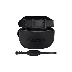 Атлетичний пояс RDX 6 шкіряний Full Black XL (WBS-6FB-XL) зображення 1