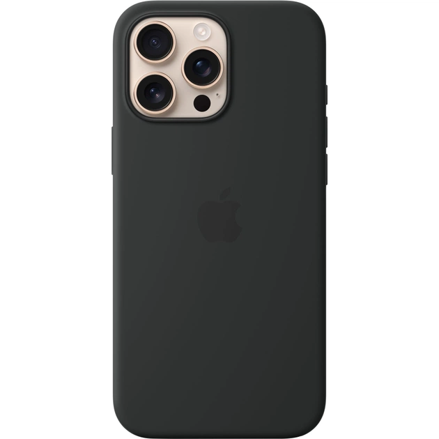 Чехол для мобильного телефона Apple iPhone16 Pro Max Silicone Case with MagSafe - Black (MYYT3ZM/A) - изображение 1