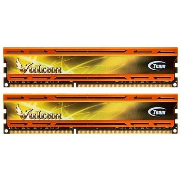 Модуль пам'яті для комп'ютера DDR3 16GB (2x8GB) 1600 MHz Vulcan Orange Team (TLAD316G1600HC10ADC01) - зображення 1