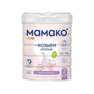 Дитяча суміш MAMAKO 2 Premium на козячому молоці 6-12 міс. 800 г (8437022039091) изображение 1