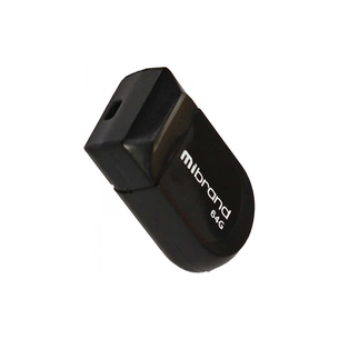 USB флеш накопичувач Mibrand 64GB Scorpio Black USB 2.0 (MI2.0/SC64M3B) изображение 1