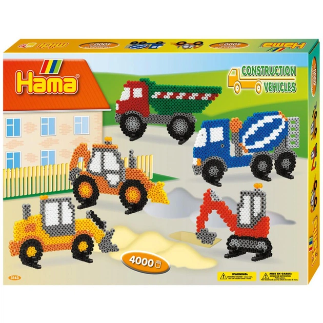 Набор для творчества Hama Midi Строительные машины (3143) - изображение 1