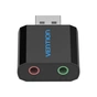 Звукова плата Vention Audio USB 2х3,5mm jack Metal (VAB-S17-B) - уменьшенное изображение 4