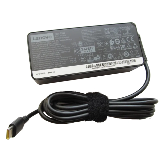 Блок живлення до ноутбуку AlSoft Lenovo 65W 20V, 3.25A + 15V, 3A + 9V, 2A + 5V, 2A, USB type- (A40355) - изображение 1