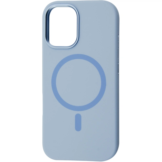 Чохол до мобільного телефона BeCover FIBRA Silicone OmniMag Apple iPhone 17 Light Blue (716200) - зображення 1