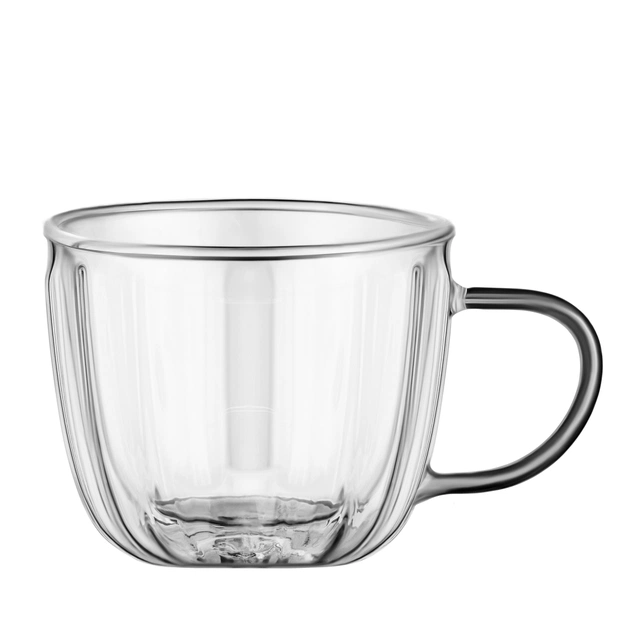 Набір чашок Ardesto 350мл, 2шт, боросилікатне скло, прозора (AR2635BWN) - picture 2