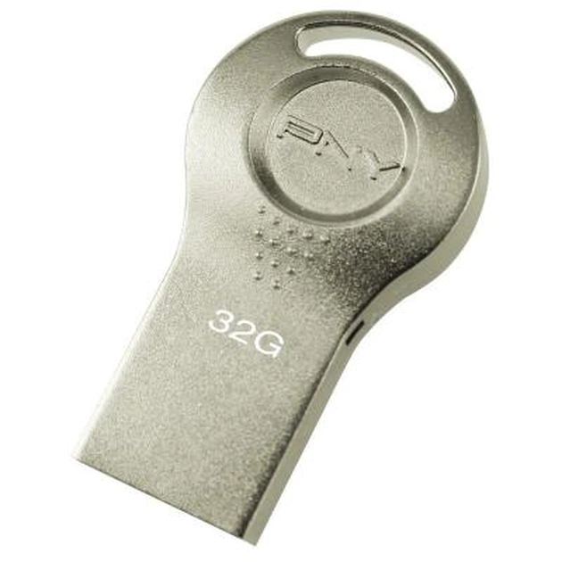 USB флеш накопичувач PNY flash 32GB Attache i Durable Metal Silver USB 2.0 (FDI32GATTI-EF) - изображение 1